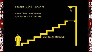 Hangman - [ 1980 - Commodore PET - Gameplay ]