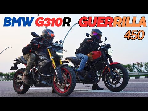 Thumbnail for Guerrilla 450 vs BMW G310R Drag Race by BMW G310R