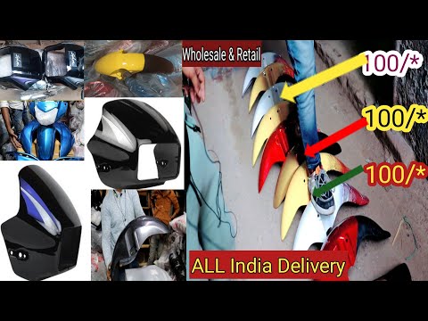 Cheapest Bike Spare Parts || Bike scooty accessories in delhi || Tyre market in delhi || tyre market