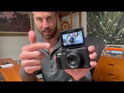 4K Digital Camera for Photography with 3" 180°Flip Screen, 64MP Vlogging Camera for YouTube