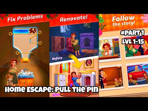 Home Escape: Pull The Pin Walkthrough Gameplay Part 1 | JGLiveYt - YouTube