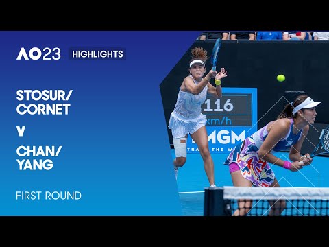 Stosur/Cornet v Chan/Yang Highlights | Australian Open 2023 First Round