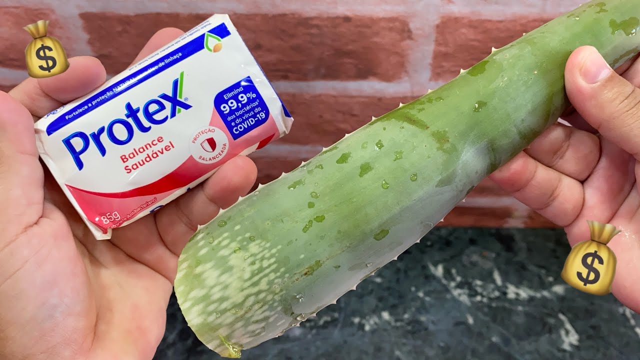 💰TEM SABONETE E BABOSA AÍ ?? VOCÊ VAI SE APAIXONAR POR ESSA RECEITA DE SABONETE DE BABOSA CASEIRO