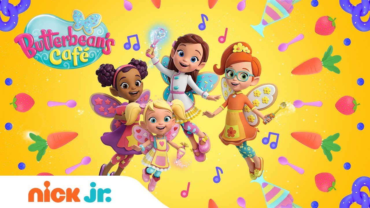 Butterbean’s Café Theme Song 🎵+ New Series from Creators of Bubble Guppies | Music Video | Nick Jr.