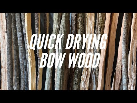 Quick Drying Bow Wood: How to Make a Bow Without Years of Waiting