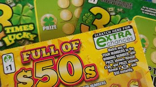 Virginia Scratchers are back! 4, with 3x lucky and full of 50s!