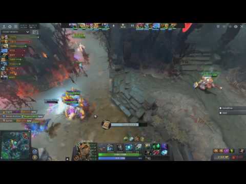 MidOne's great escape on Puck! [Team Secret vs Liquid game 1]