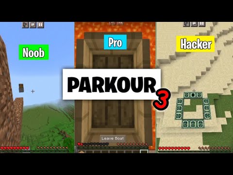 FLAME FAROFF - Minecraft: Noob vs Pro vs Hacker: Parkour! 3 #shorts #minecraft