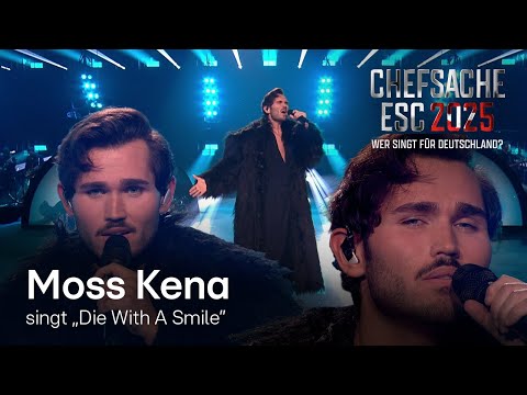 Moss Kena – singt Die With A Smile (Cover Bruno Mars & Lady Gaga) 😎​ ​​| Chefsache ESC 2025 🎤