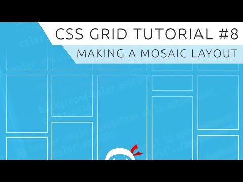 CSS Grid Tutorial 8 Mosaic Layout