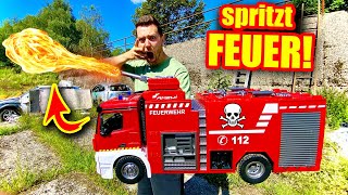 Ich VERWANDEL das FEUERWEHR AUTO in ein FLAMMENWERFER FAHRZEUG!
