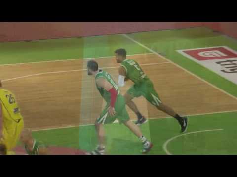 Devin Oliver goes coast-to-coast... (Union Olimpija - Karpoš Sokoli, 29.1.2017)