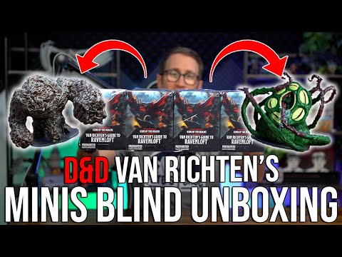 Van Richten's Guide to Ravenloft D&D Blind Mini Unboxing - WizKids Icons of the Realms