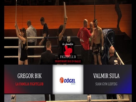 La Familia Fight Night 2015 in Halle - Kampf 01 - Gregor Bik vs. Valmir Sula