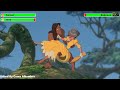 Tarzan 1999 Baboon Chase With Healthbars
