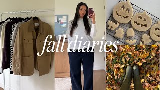 INTROVERT DIARIES | aritzia fall haul, making halloween cookies, & a rainy weekend at home