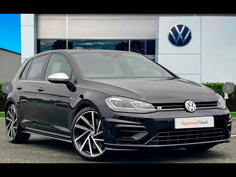Approved Used Volkswagen Golf R 2.0 TSI Manual 4Motion 310ps Deep Black | Wrexham Volkswagen