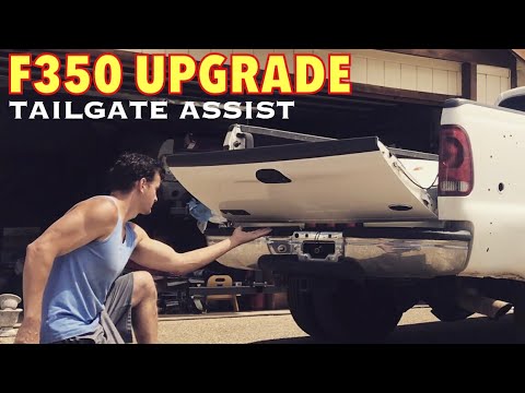 2001 7.3 F350 Upgrade - Tailgate Assist mod $29 install life changing! Spoiled lol