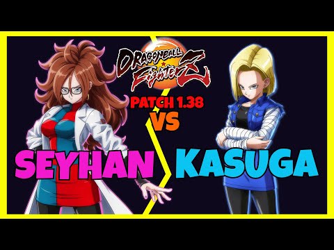 DBFZ - SEYHAN vs KASUGA barrier master mirror matches (Kefla, Labcoat 21, Android 18)