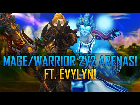 Bloodsplat | WoW Frost Mage PvP, 2v2 Arena Ft. Evylyn! (Patch 5.4.8)