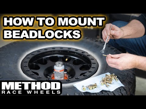 Install BeadLock Wheels like a PRO at HOME - Method 105 beadlocks
