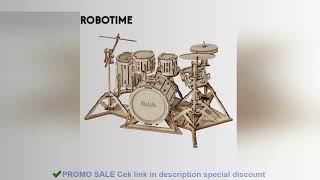Download lagu Robotime 3D Musical Instrument Wooden Puzzle Game Assembly Saxophone Drum 4 Kinds DIY Kit Accordion mp3