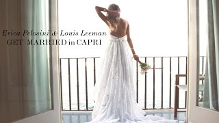 Erica Pelosini & Louis Leeman Get Married in Capri video