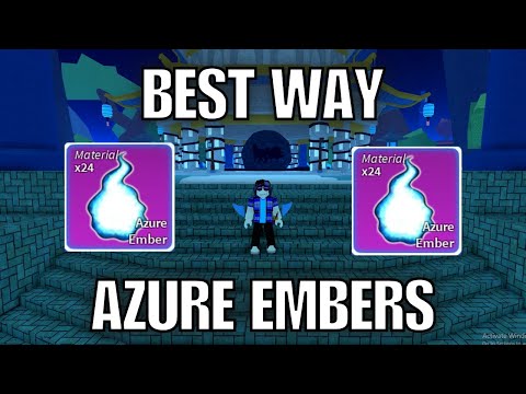 Best Way To Farm Azure Ember in Kitsune Island Shrine Event | Blox Fruits