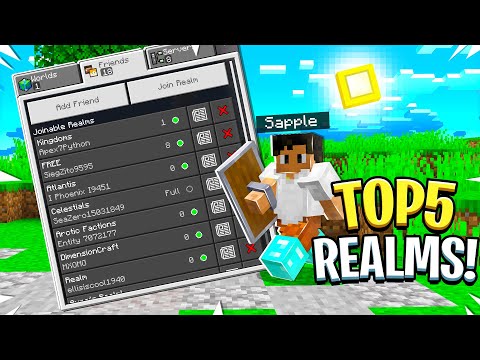TOP 5 Realms SMP To Join! (Realm Code) - Minecraft PE, Windows 10, Xbox, PS4 (1.19) 2022