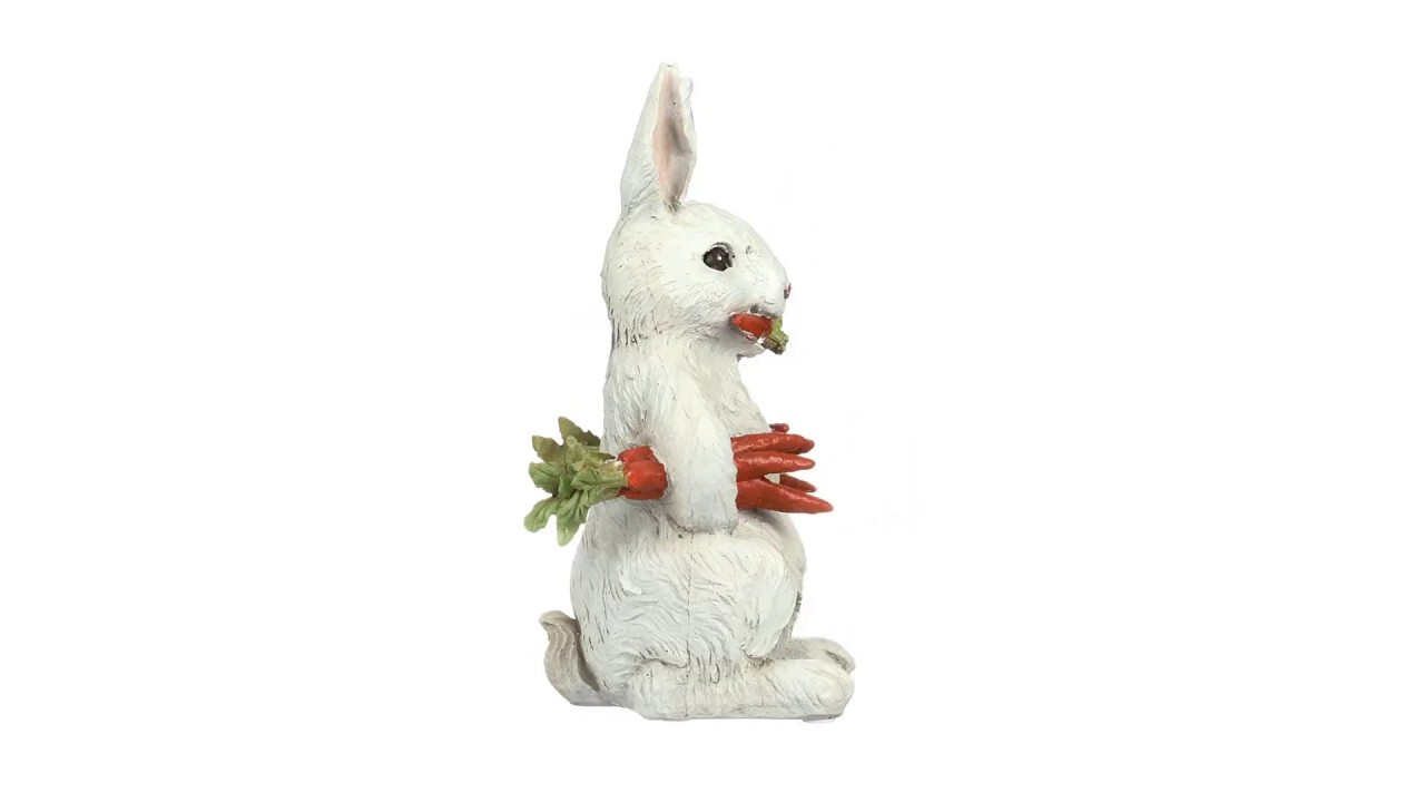 Carotene the Bunny Rabbit Garden Statue Video