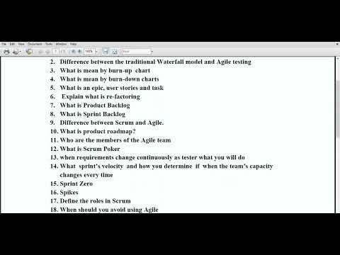 Agile Testing Interview Questions and Answers