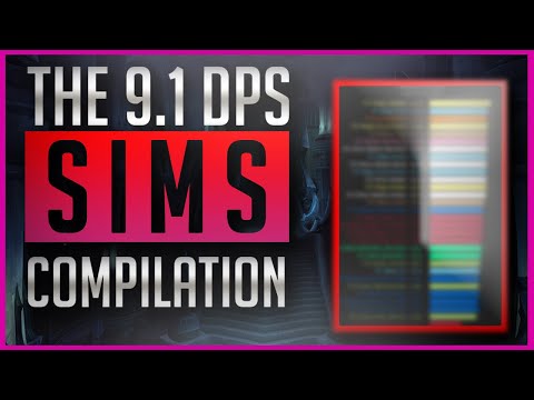 9.1 DPS SIMS: How are things shaping up? - VENTHYR OP & Borrowed Powers save the day..for some Specs