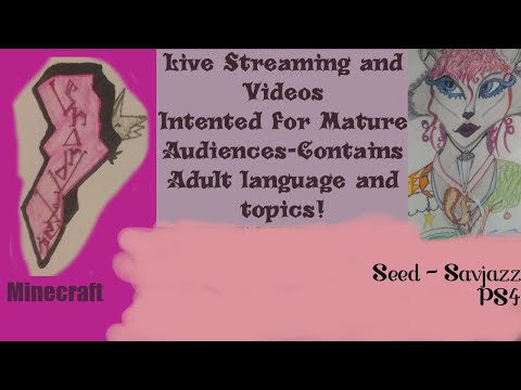 Minecraft- Chill stream, if those critters leave me along PT 1 - PS4