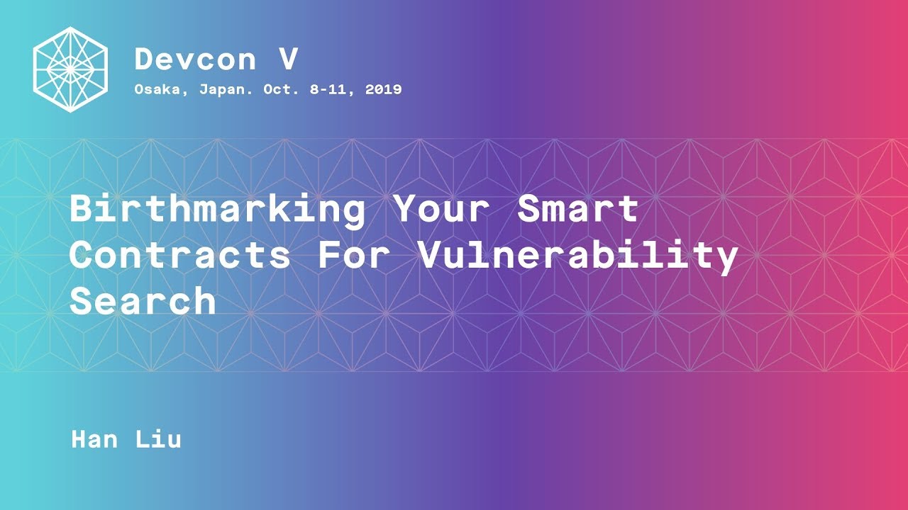Birthmarking Your Smart Contracts For Vulnerability Search preview