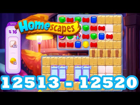 Homescapes Level 12513 - 12520 HD | android | IOS | 12514 | 12515 | 12516 12517 | 12518 | 12519