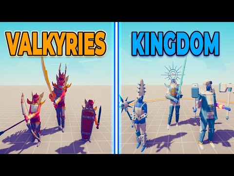 VALKYRIES vs KINGDOM - TABS - Totally Accurate Battle Simulator