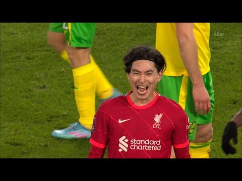 Takumi Minamino vs Norwich (FA Cup) 02/03/2022