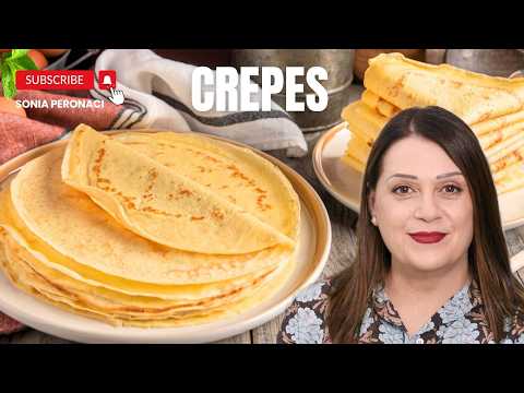 Le CREPES che hanno CONQUISTATO tutti! FACILI, sottili e PERFETTE in 10 minuti!