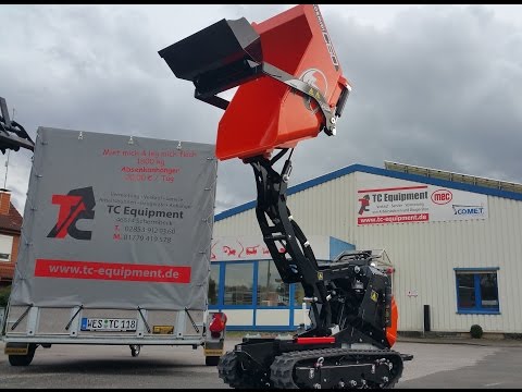 Cormidi C60 ACDHE minidumper Dumper Schubkarre raupendumer