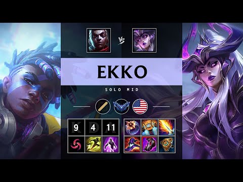 Ekko Mid vs Syndra - NA Diamond Patch 25.20
