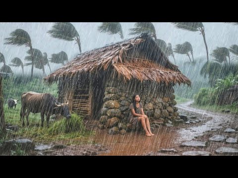 This is Himalayan Village Life During the Heavy Rainy Season | All Season Compilation Video |4KVideo