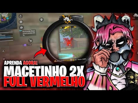HOW TO MAKE THE UMP, AC80, MAC-10 MACETINHO 🎯🚀 STEP BY STEP TO GIVE FULL RED IN 2X 🔥