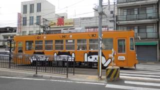 preview picture of video '岡山電気軌道7200型7202号電車 Okayama Erectric Tramway'