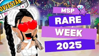 MOVIESTARPLANET RARES WEEK 2025