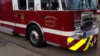 preview picture of video 'UNIONTOWN BUREAU OF FIRE STATION 40, RESCUE 40, WALK AROUND, AT UNIONTOWN'S AMERICANISM PARADE.'