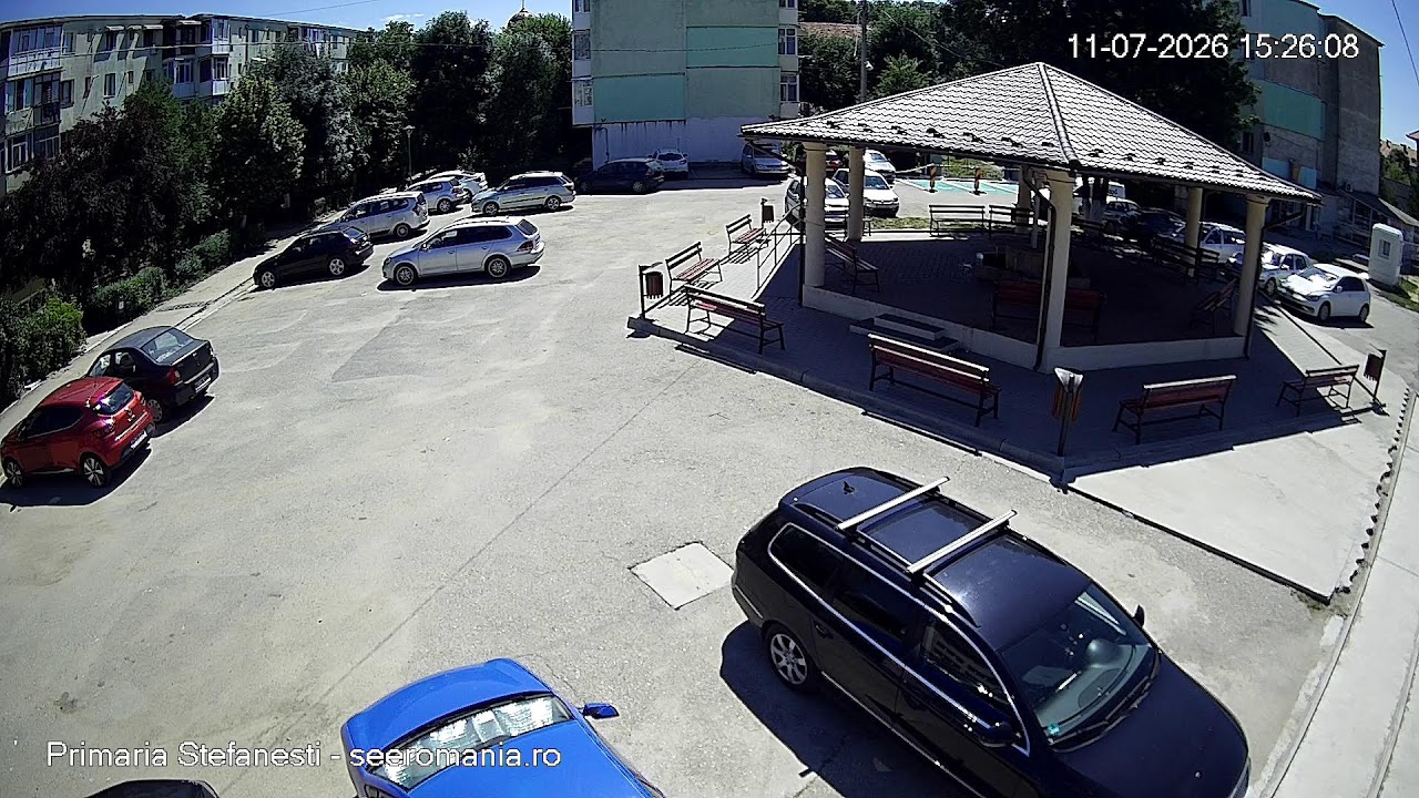 Live webcam view of Plaza del Ayuntamiento de Ștefănești