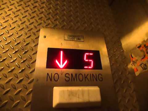 LOUD Midland Hydraulic Elevator At An ?? Location In Downtown Brooklyn NYC