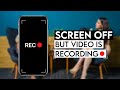 How To SECRETLY Record Videos On Your IPhone With Screen Off ️
