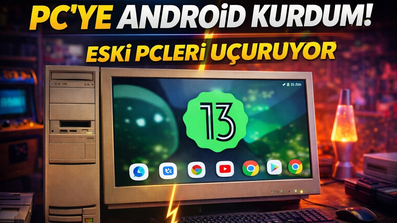 PC’ye Android 13 Kurdum! Mi Box'tan 10 Kat Hızlı! Bilgisayarlarda Uçuyor 😱