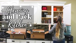 KITCHEN SPRING CLEAN AND PACK // CLEANING MOTIVATION // CLEANING MOM